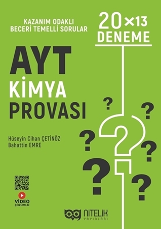 AYT Kimya Provası 20x13 Deneme 